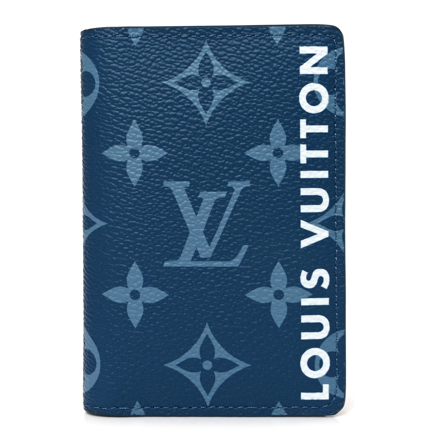 Louis Vuitton Monogram Pocket Organizer NM Atlantic Blue