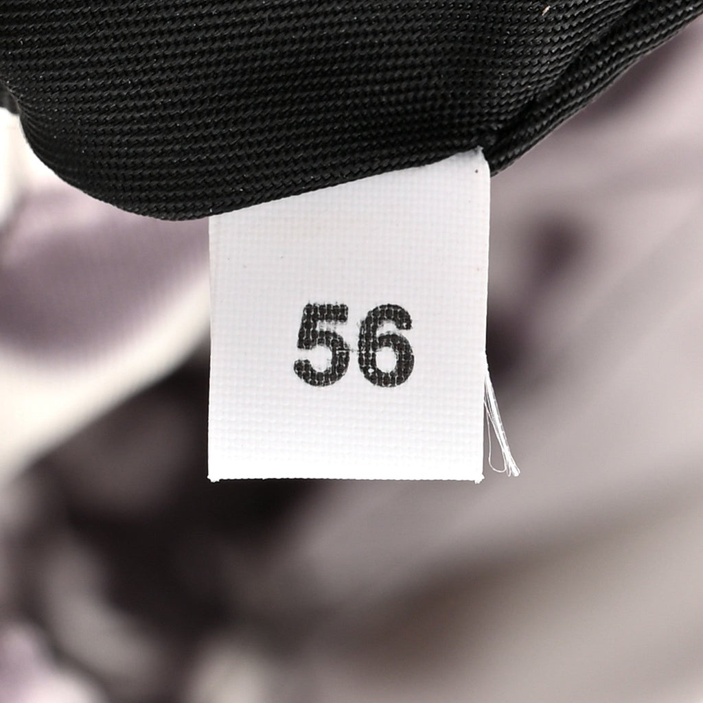 Prada Re-Nylon Padded Printed Medium Tote Bag Black White