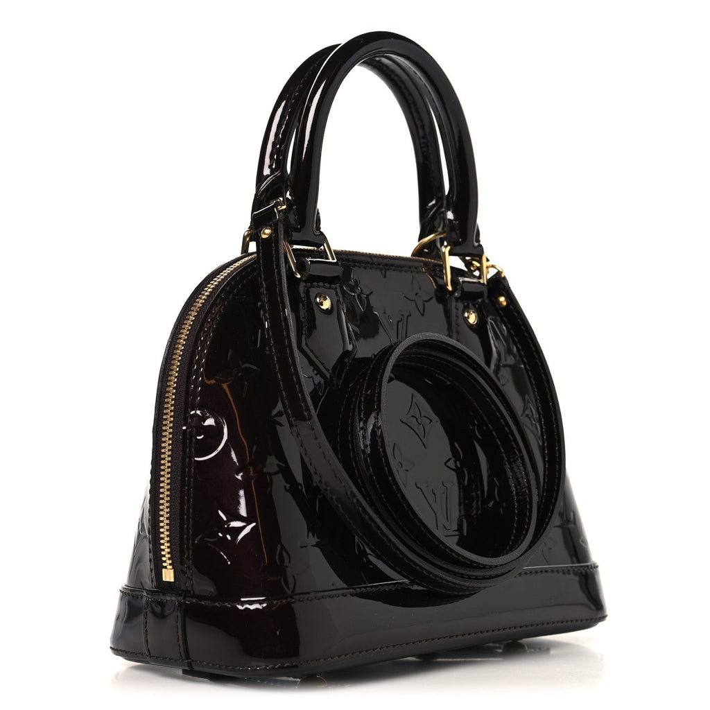 Louis Vuitton Vernis Alma BB Amarante