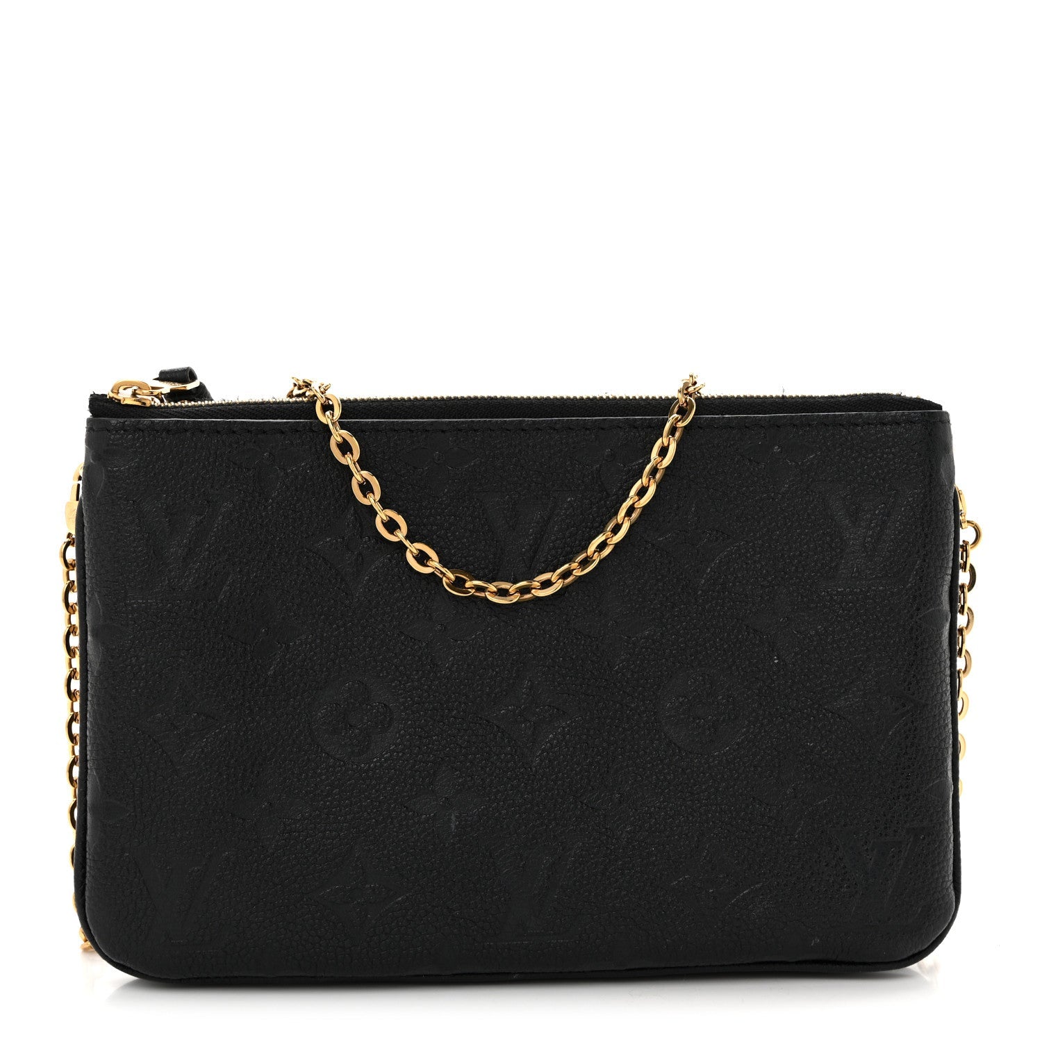 Louis Vuitton Empreinte Double Zip Pochette Black