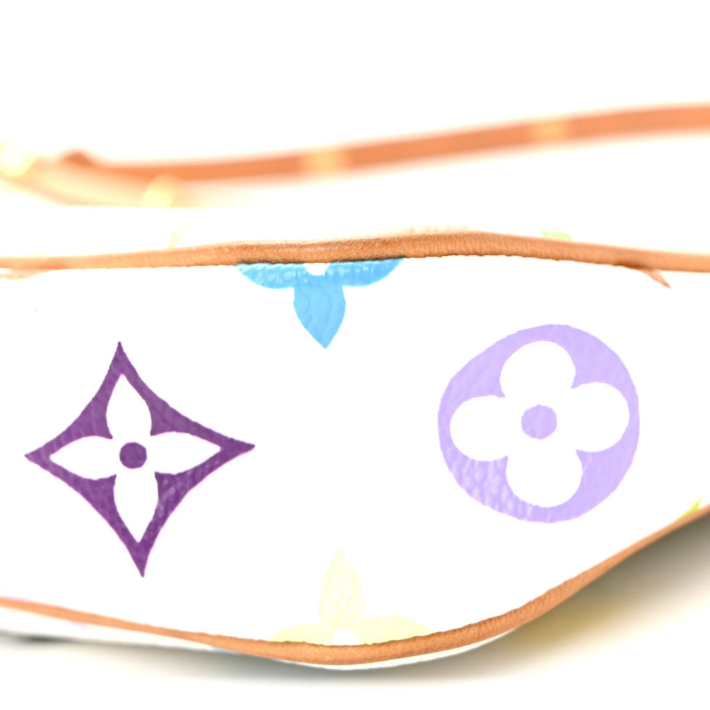 Louis Vuitton Monogram Multicolor Pochette Accessories White