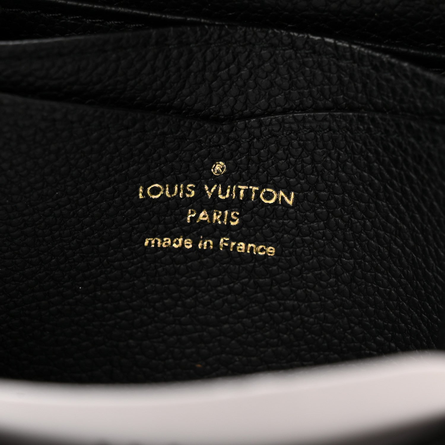 Louis Vuitton Empreinte Zippy Coin Purse Black