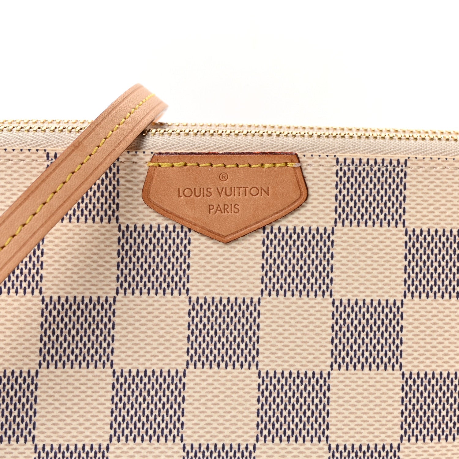 Louis Vuitton Damier Azur Double Zip Pochette