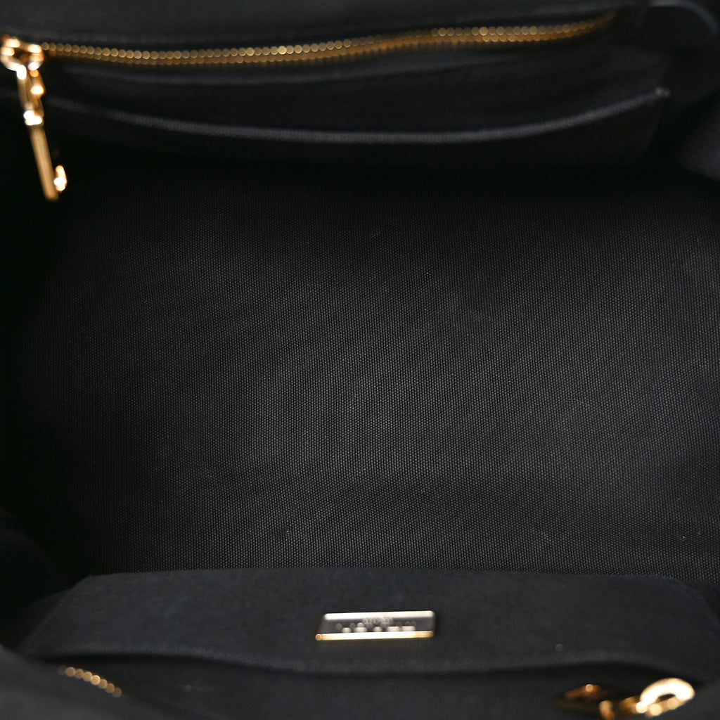 Prada Canapa Logo Tote Black