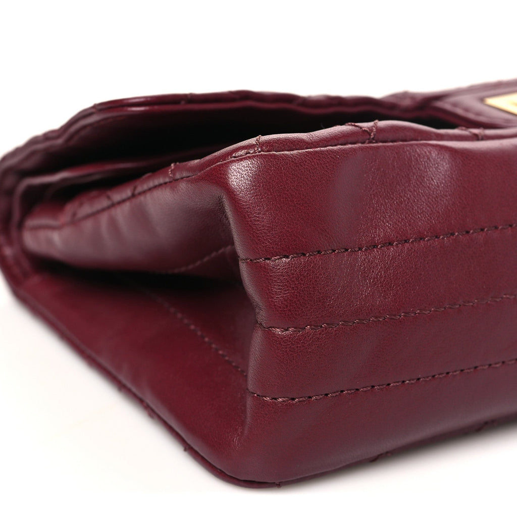 Chanel Lambskin Quilted Crush 2.55 Reissue 225 Flap Dark Burgundy
