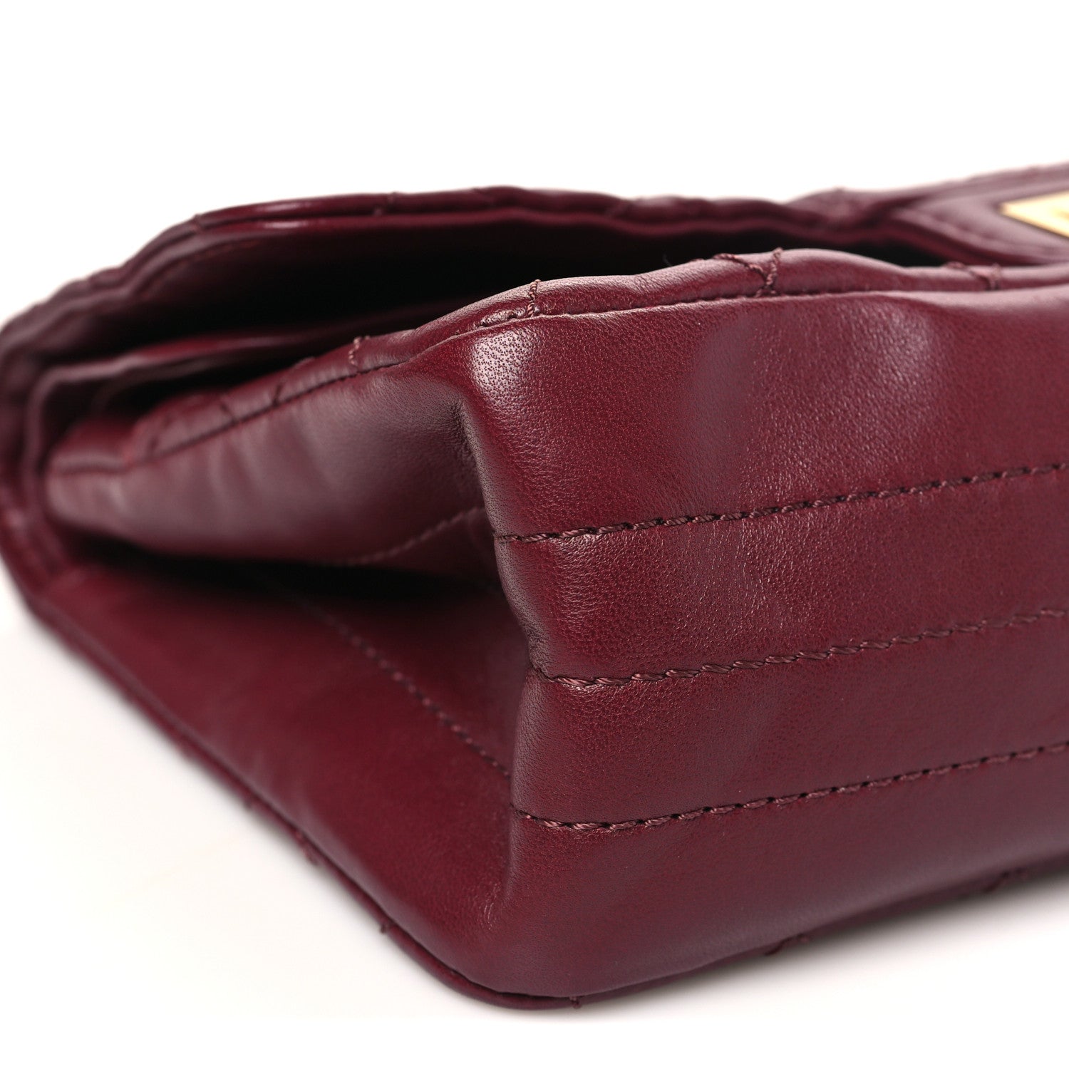Chanel Lambskin Quilted Crush 2.55 Reissue 225 Flap Dark Burgundy