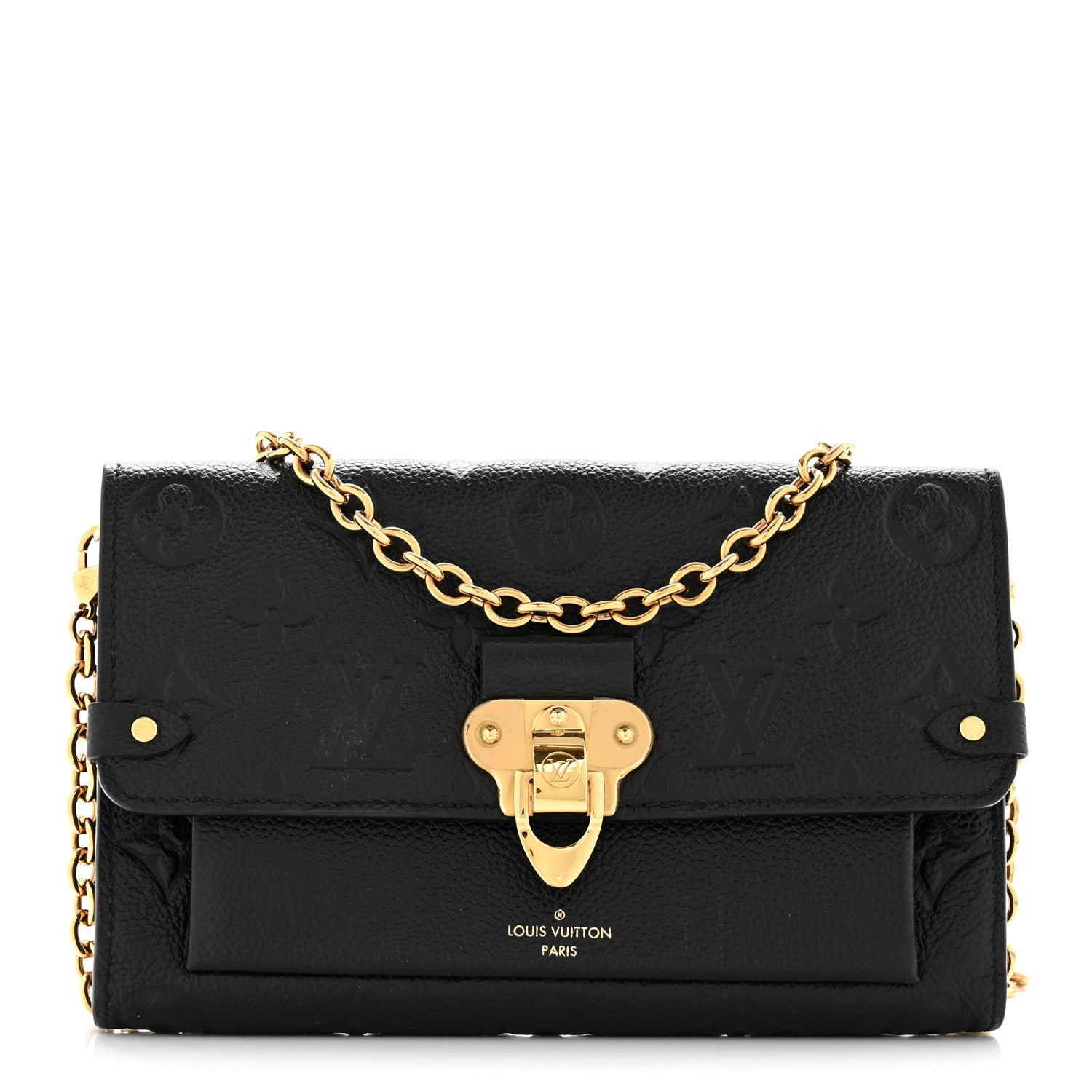 Louis Vuitton Empreinte Vavin Chain Wallet Black