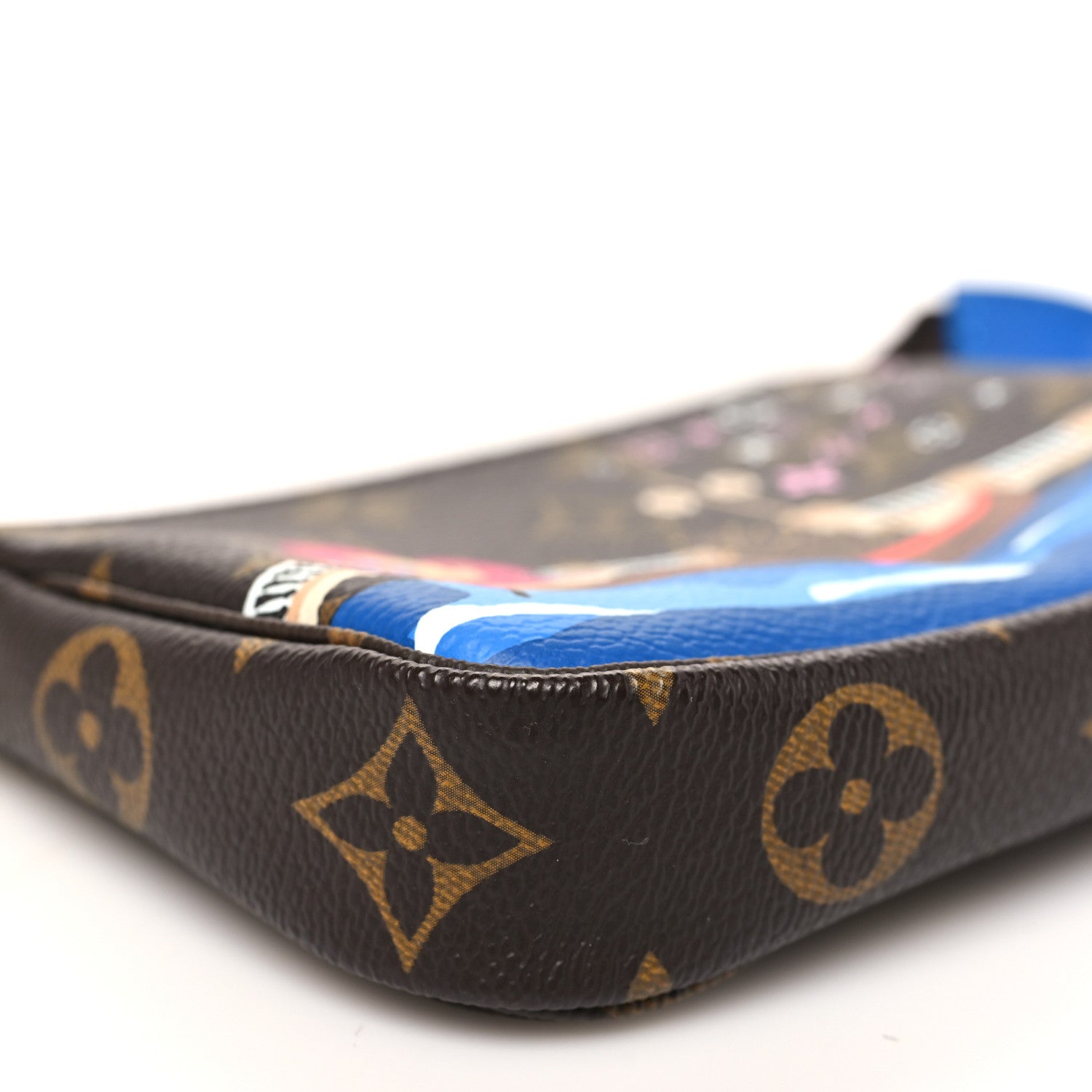 Louis Vuitton Monogram 2019 Christmas Animation Mini Venice Pochette Accessories Blue