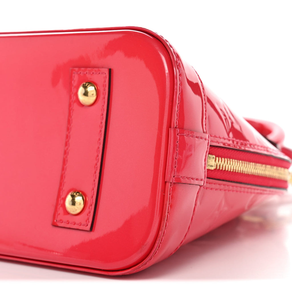 Louis Vuitton Vernis Alma BB Rose Indien
