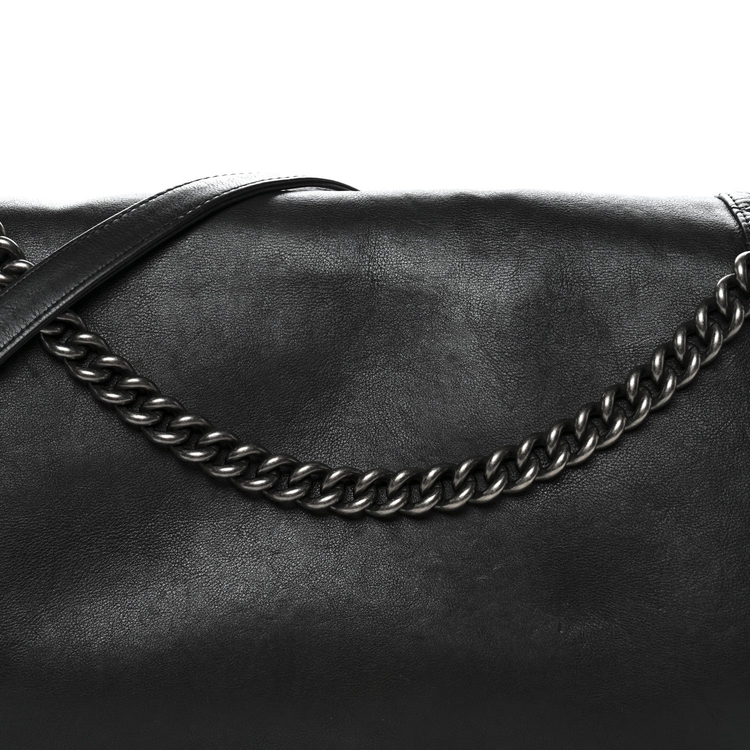 Chanel Calfskin Large Boy Reverso Flap Black