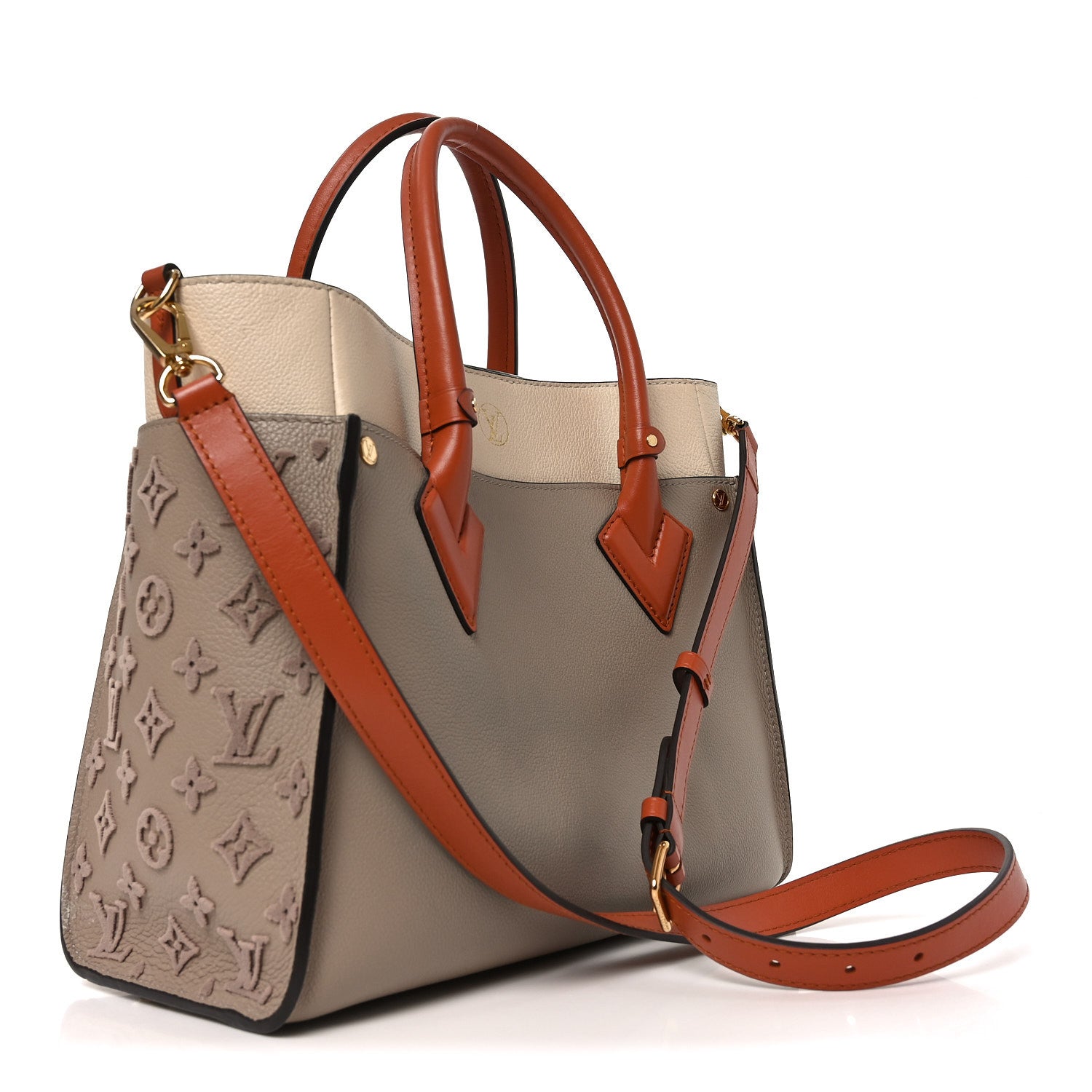 Louis Vuitton Calfskin Monogram Tufting On My Side Galet