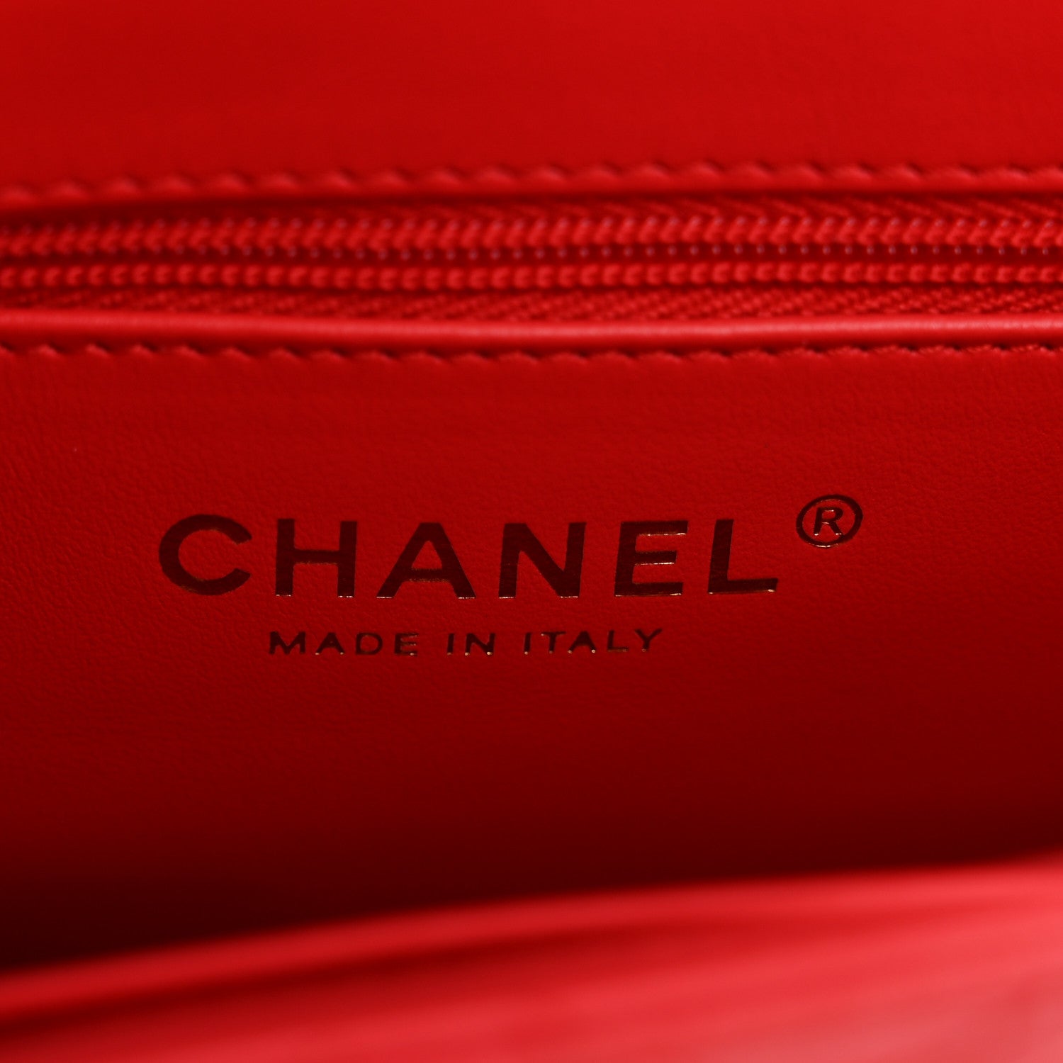 Chanel Shiny Aged Calfskin Quilted Nano Kelly Shopper Red