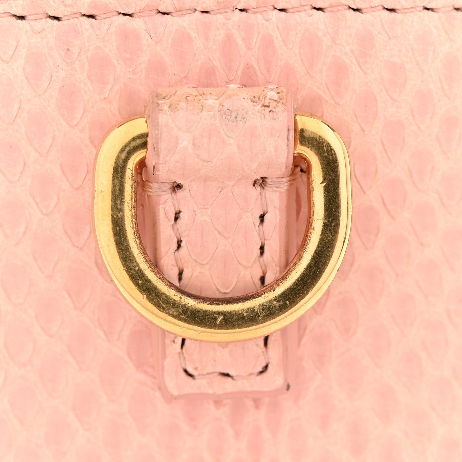 Christian Dior Snakeskin 30 Montaigne Box Bag Rose Clair