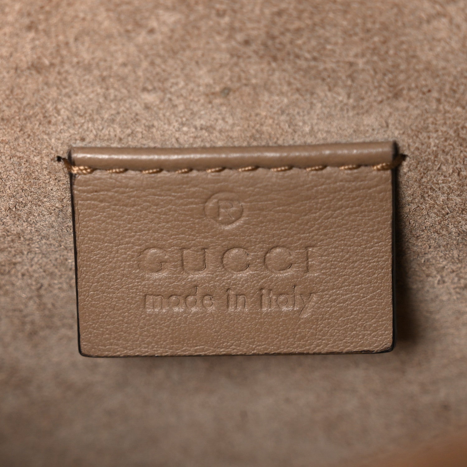 Gucci GG Supreme Monogram Mini Dionysus Shoulder Bag Taupe