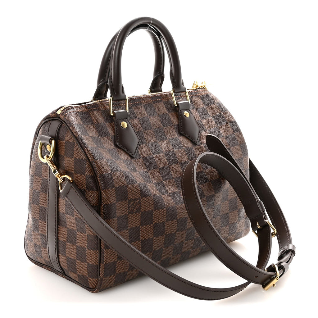 Louis Vuitton Damier Ebene Speedy Bandouliere 25