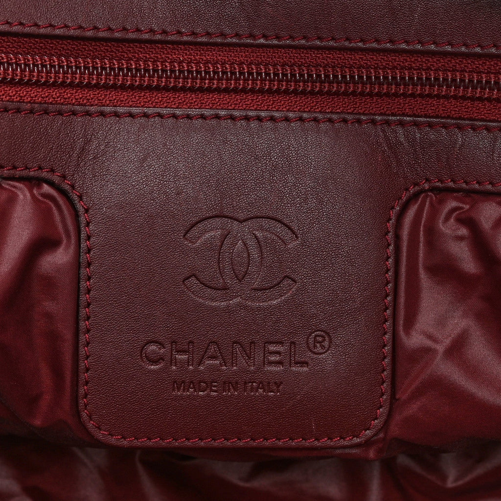 Chanel Nylon Quilted Large Coco Cocoon Tote Black