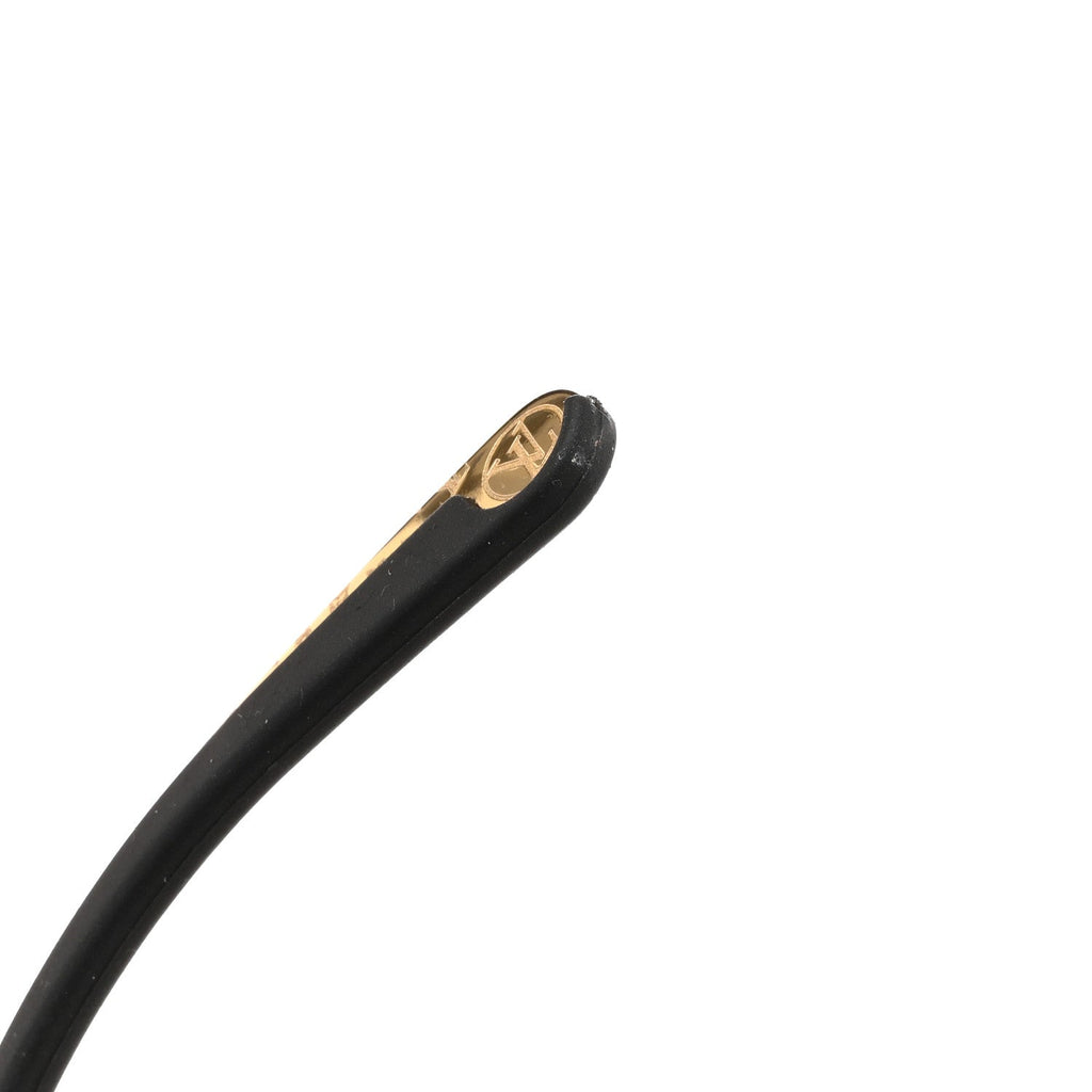 Louis Vuitton Monogram Grease Sunglasses Z1366E Gold