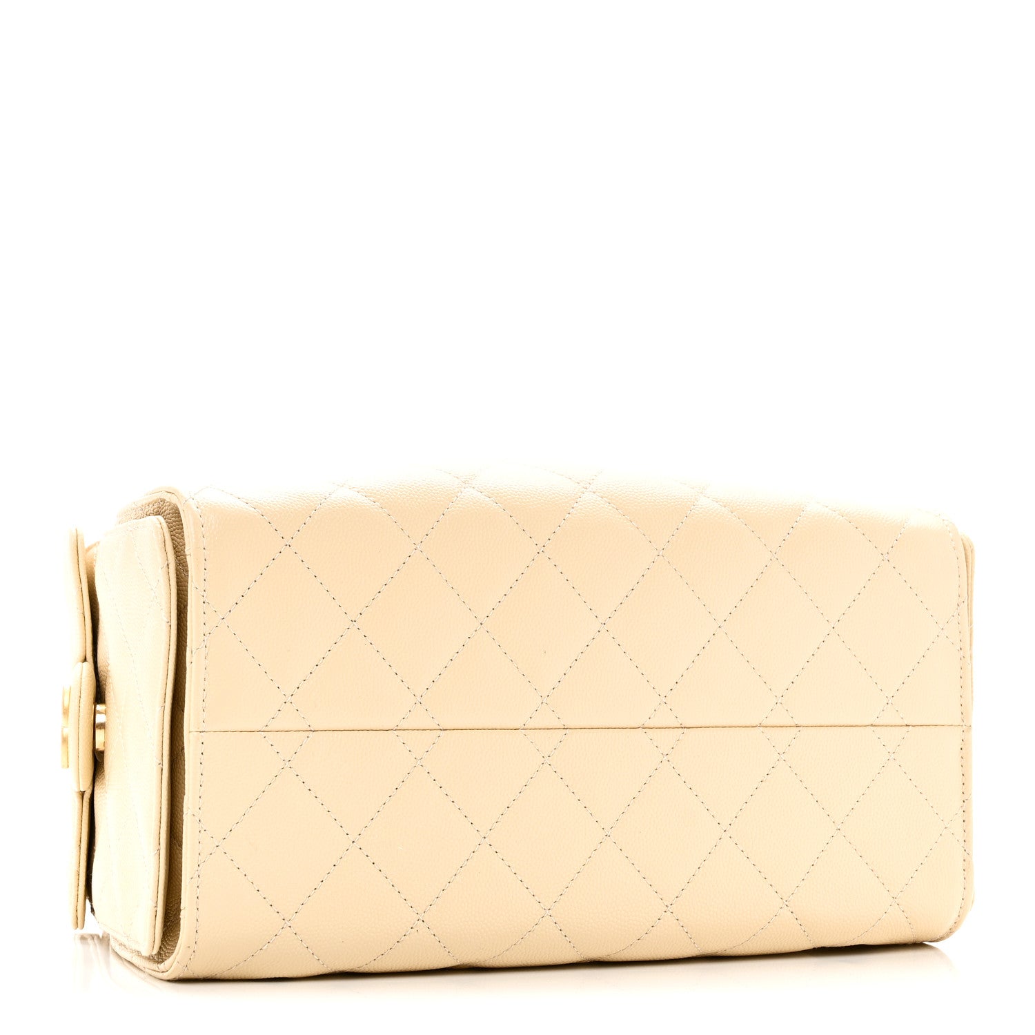 Chanel Caviar Quilted Small Chanel 25 Handbag Light Beige