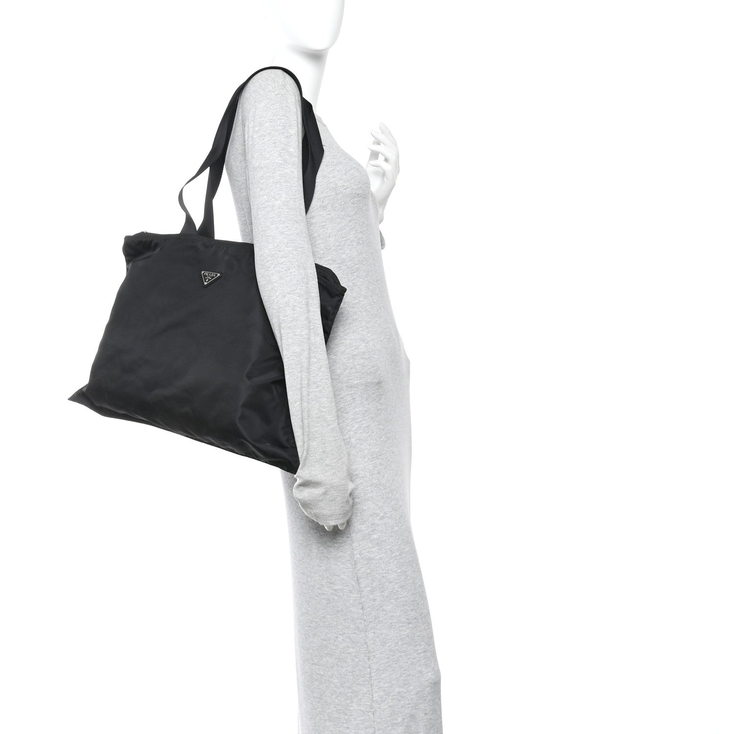 Prada Tessuto Nylon Tote Black