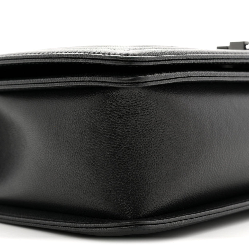 Chanel Caviar Quilted New Medium Boy Flap So Black