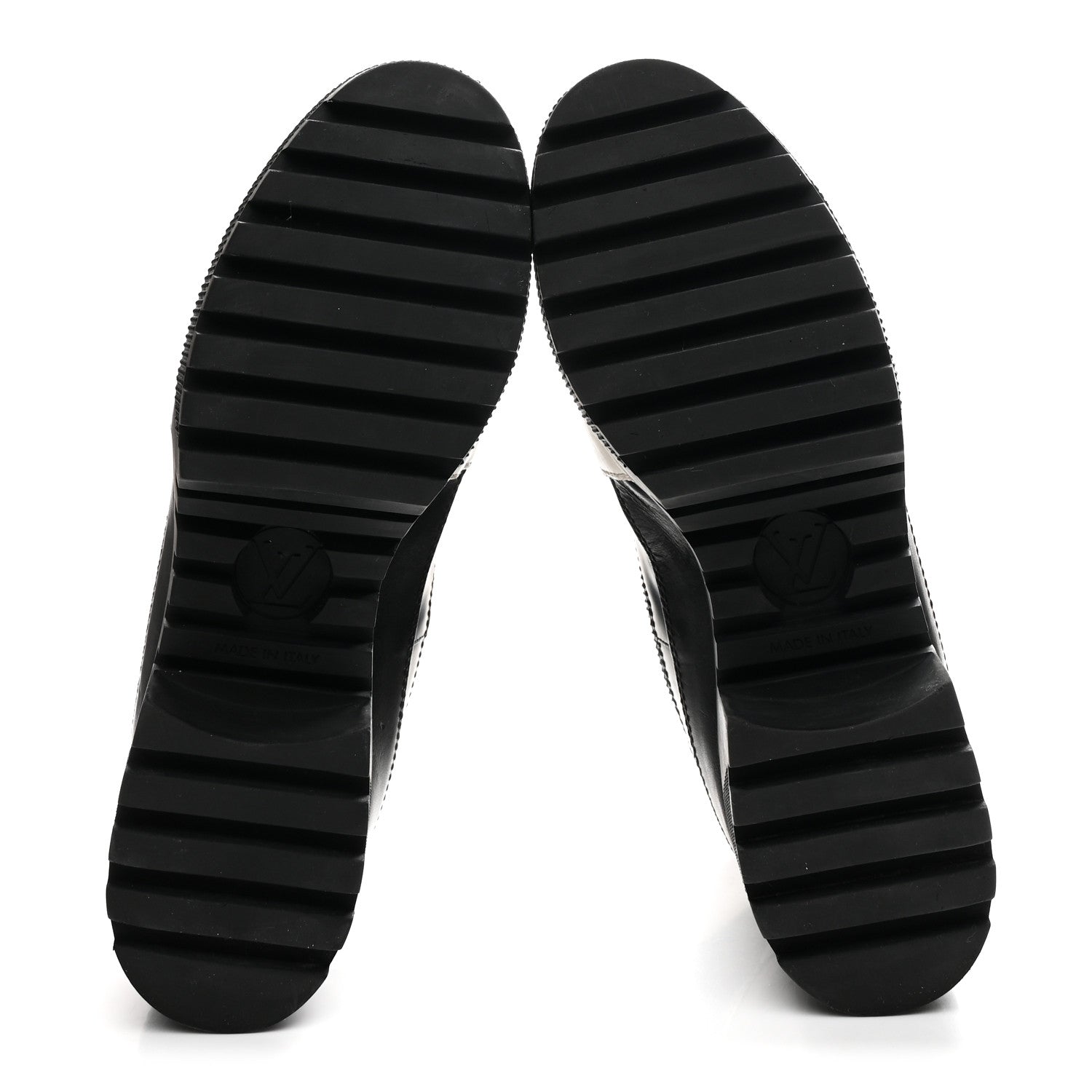 Louis Vuitton Calfskin Technical Nylon Laureate Platform Desert Boot 39 Black White