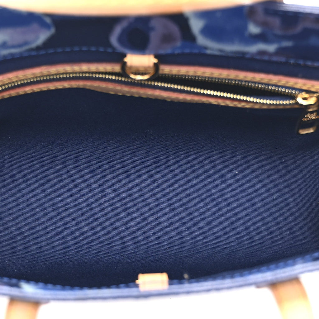 Louis Vuitton Vernis Ikat Catalina BB Grand Blue