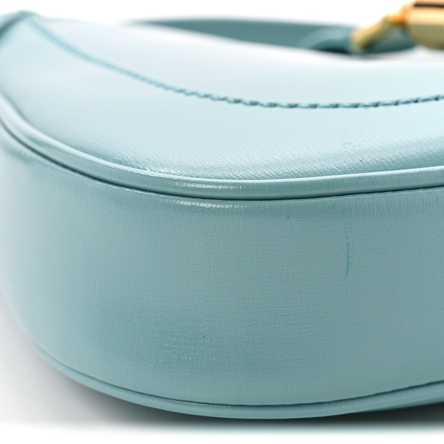 Gucci Boarded Dyana Lux Calfskin Mini Jackie 1961 Hobo Dusty Azure