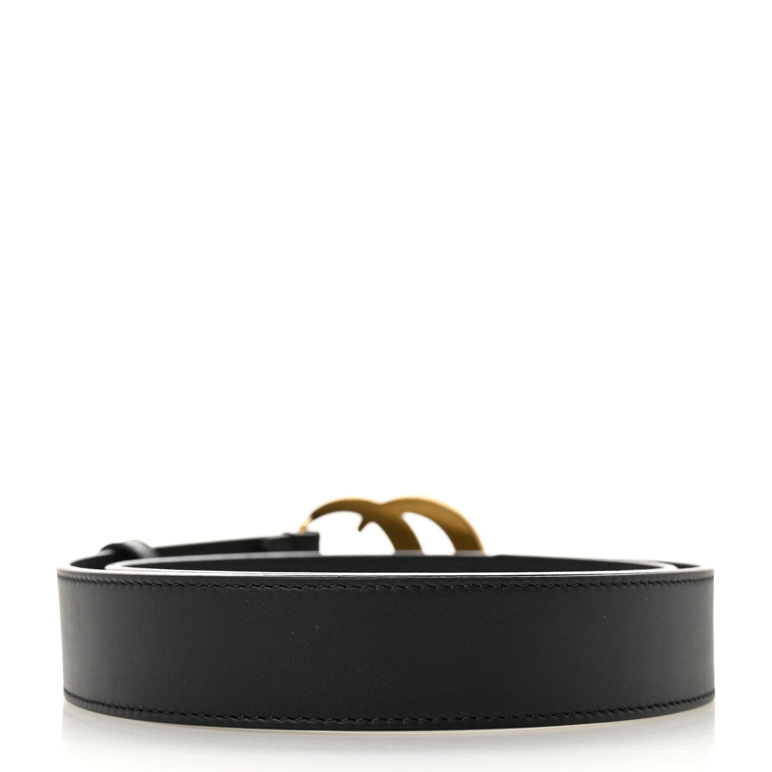 Gucci Calfskin Double G 30mm Belt 75 30 Black