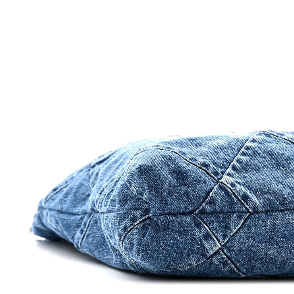 Chanel Denim Quilted Chanel 22 Blue