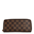 Louis Vuitton Damier Ebene Clemence Wallet Cherry