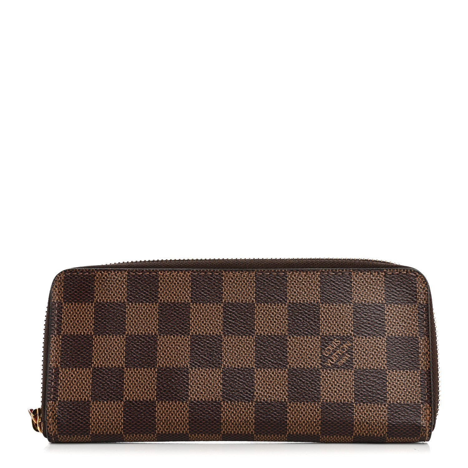 Louis Vuitton Damier Ebene Clemence Wallet Cherry
