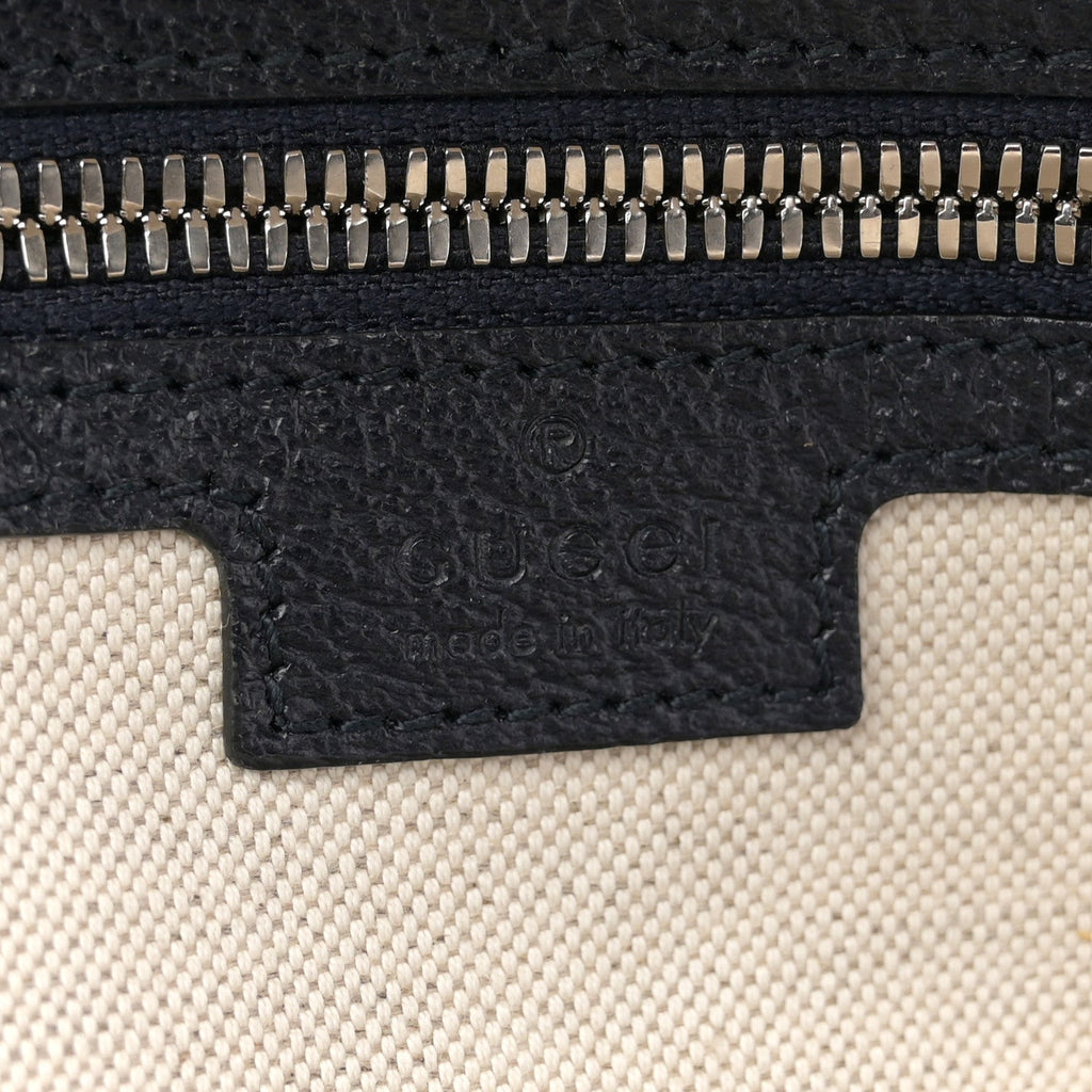 Gucci GG Supreme Monogram Textured Dollar Calfskin Web Small Ophidia Day Backpack Beige Blue Black