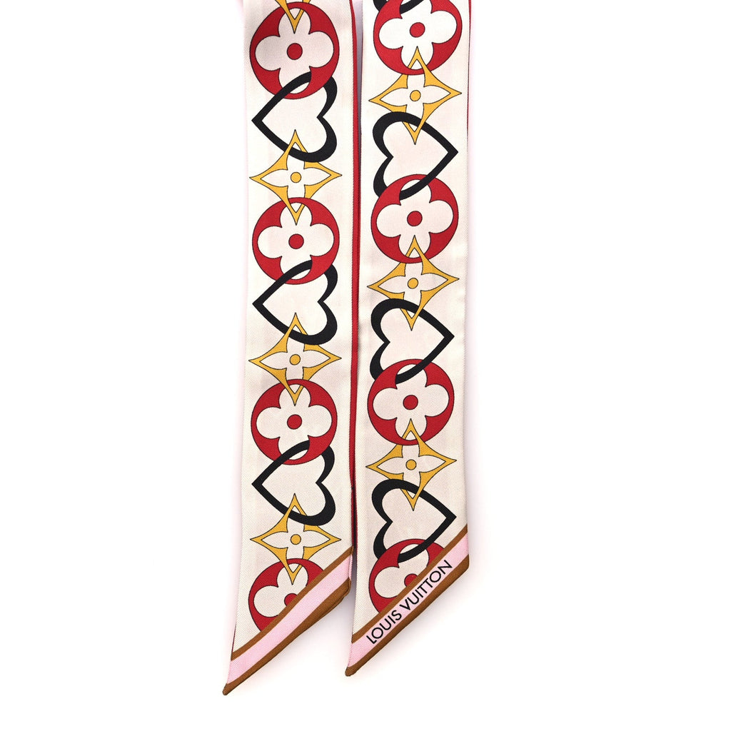 Louis Vuitton Silk My True LV BB Bandeau Red