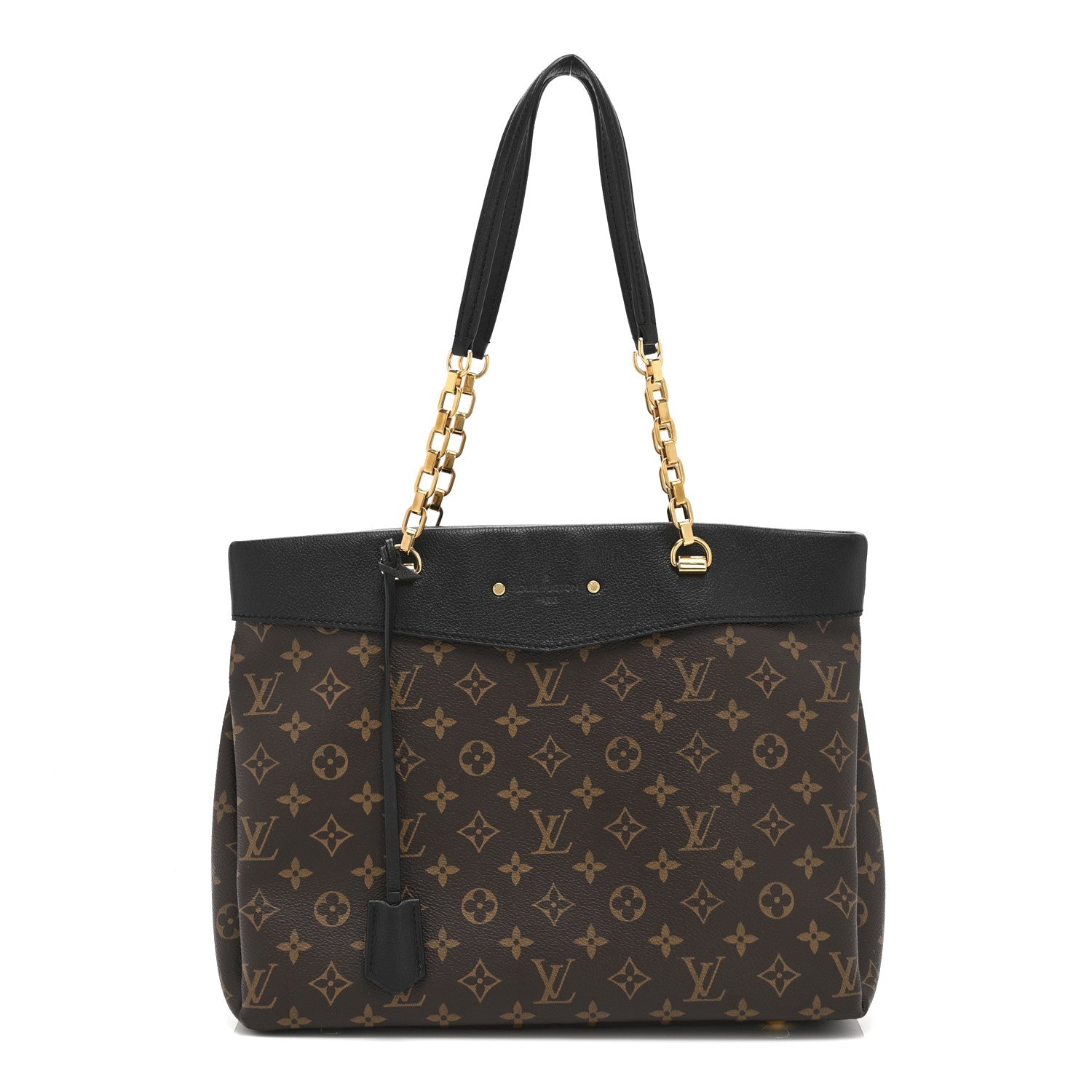 Louis Vuitton Monogram Pallas Shopper Black
