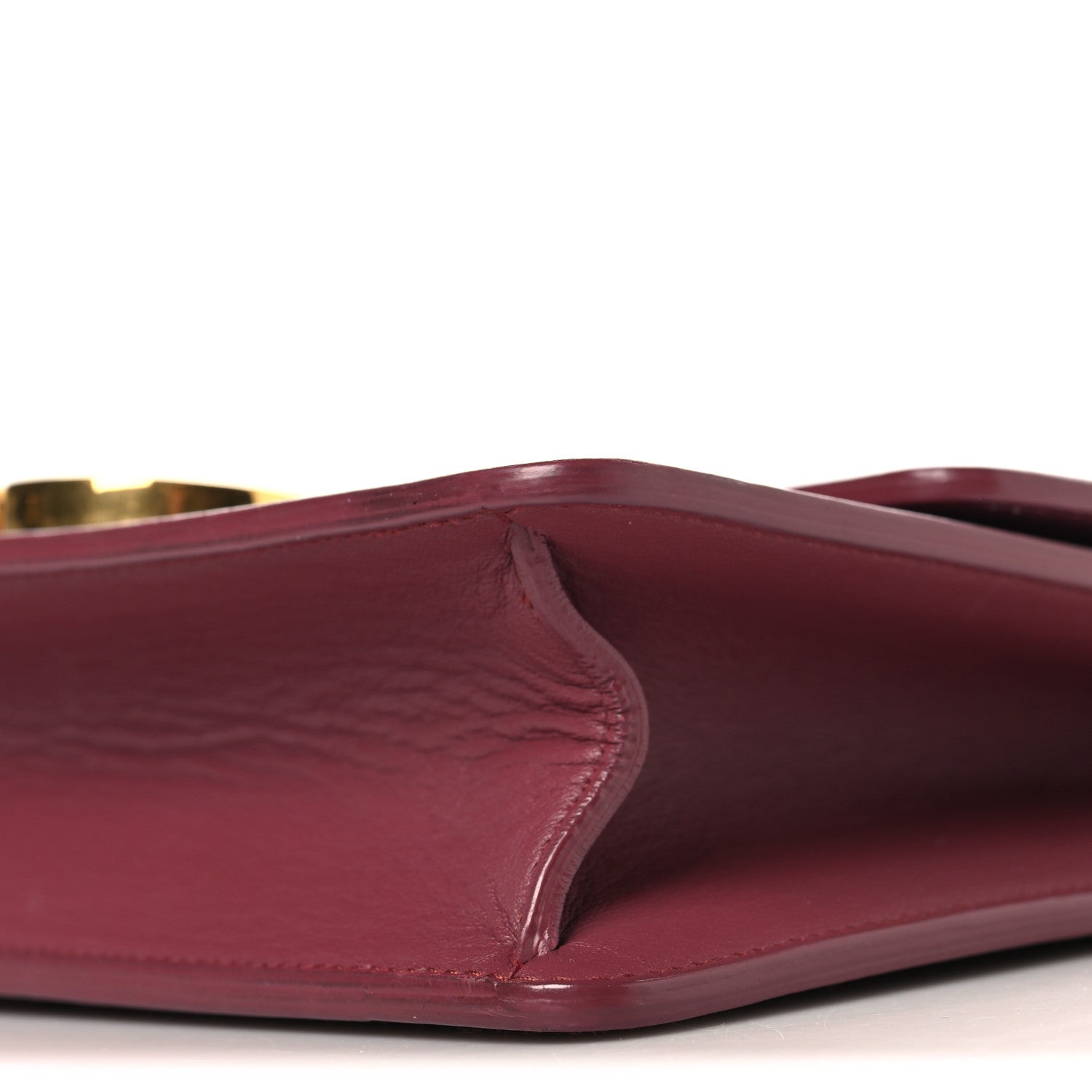 Christian Dior Smooth Calfskin 30 Montaigne Flap Bag Burgundy