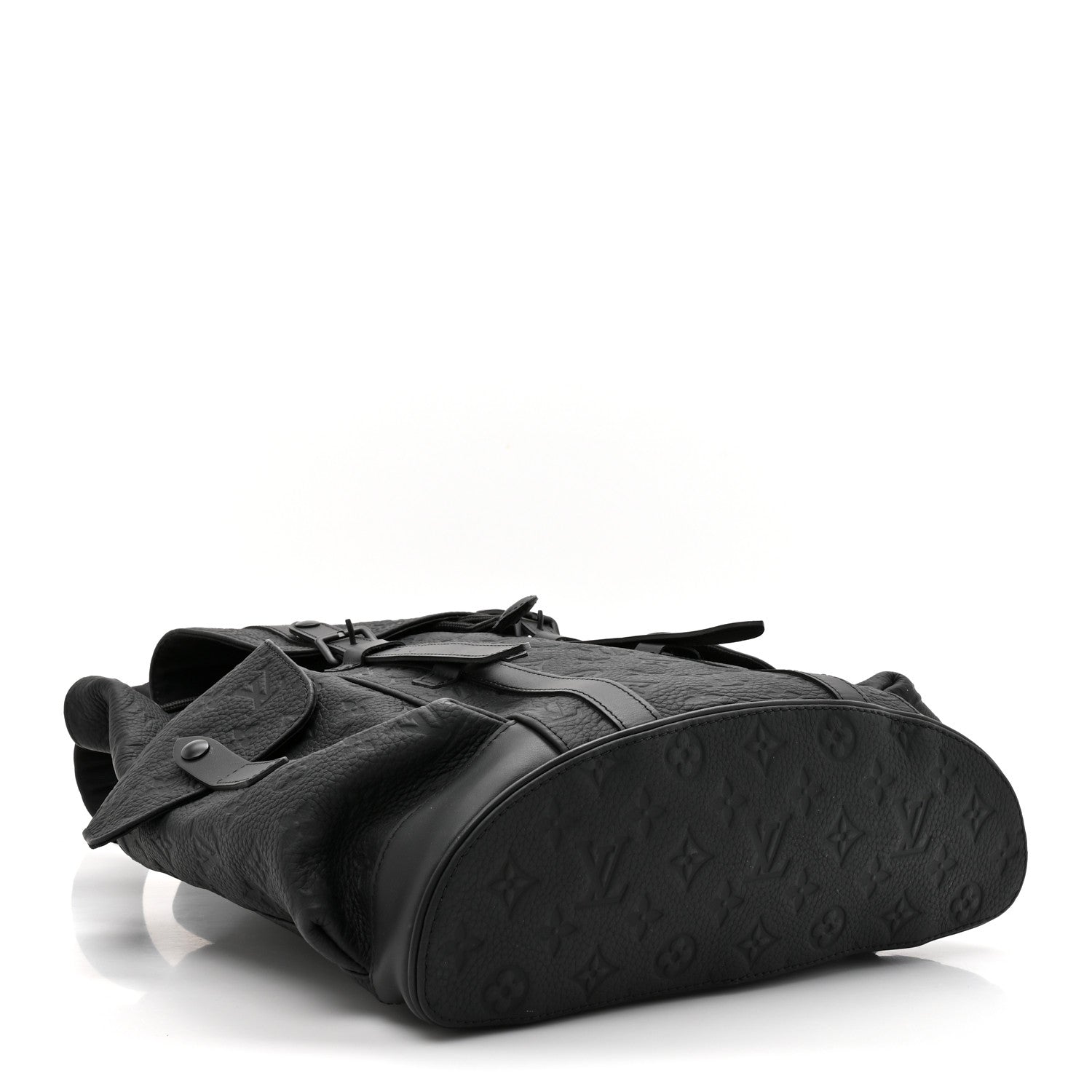 Louis Vuitton Taurillon Monogram Christopher MM Backpack Black