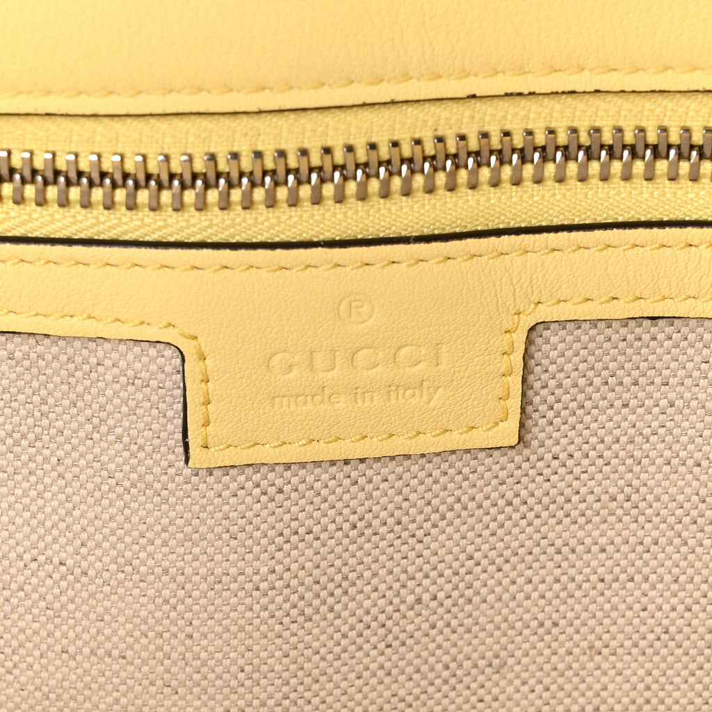 Gucci Calfskin Large Aura Horsebit 1955 Shoulder Bag Butter