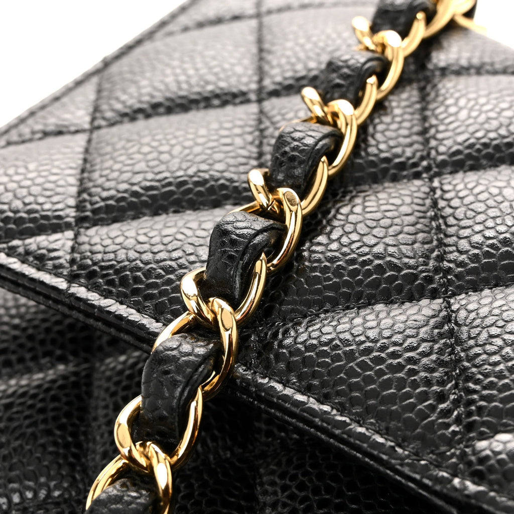 Chanel Caviar Quilted Medium Double Flap Black
