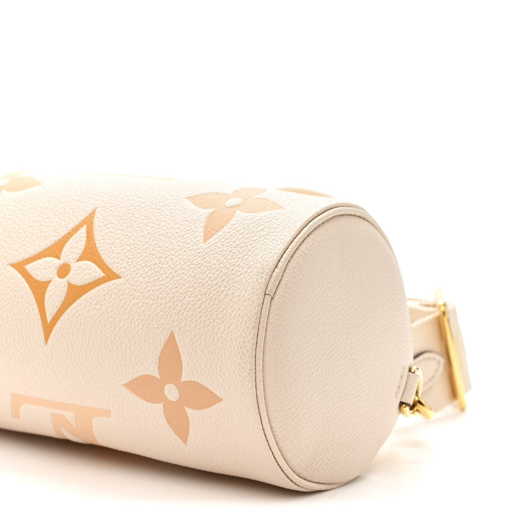 Louis Vuitton Empreinte Monogram Giant By The Pool Papillon BB Cream Saffron