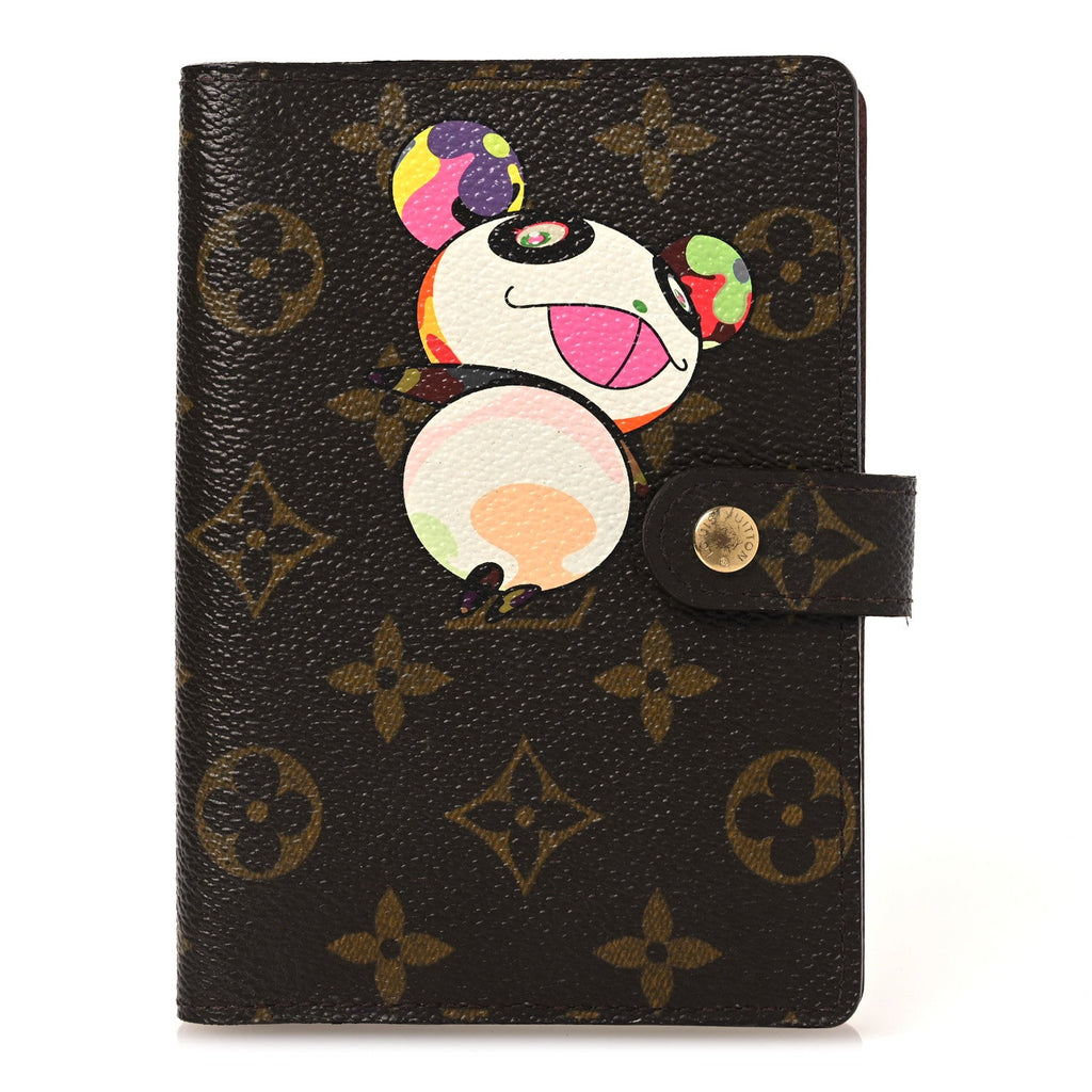 Louis Vuitton Monogram Panda Small Ring Agenda Cover