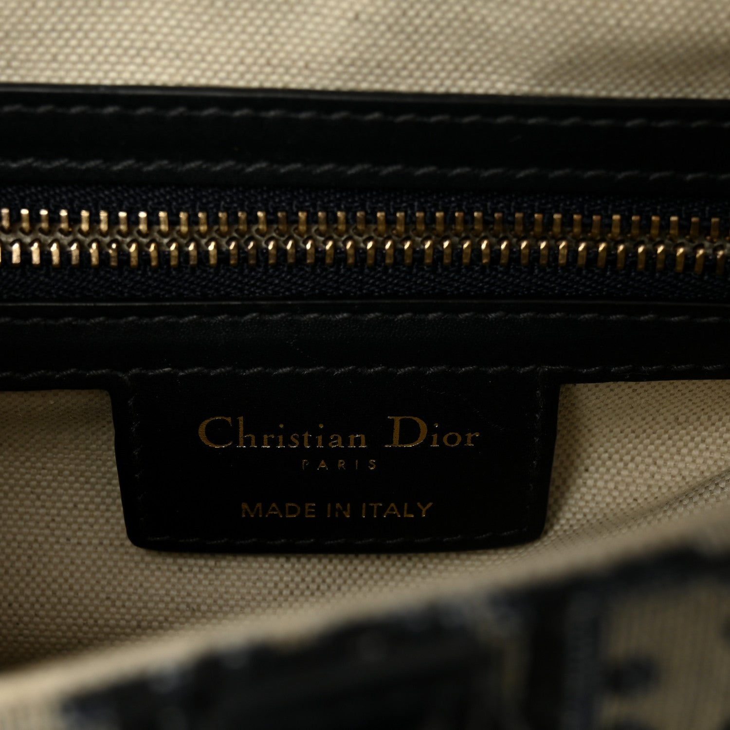 Christian Dior Oblique Saddle Bag Blue