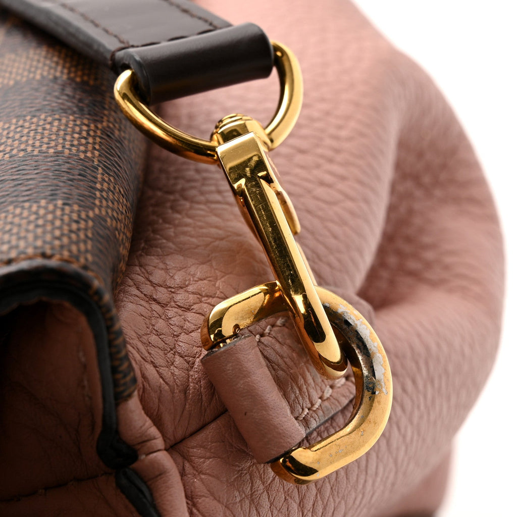 Louis Vuitton Damier Ebene Cuir Taurillon Brittany Magnolia