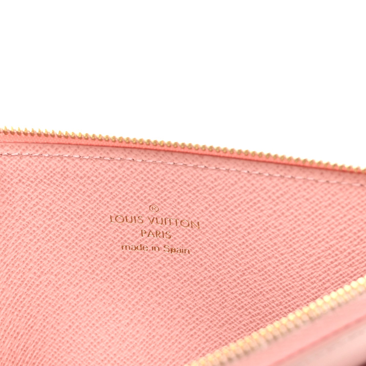 Louis Vuitton Damier Azur Slim Purse Rose Ballerine