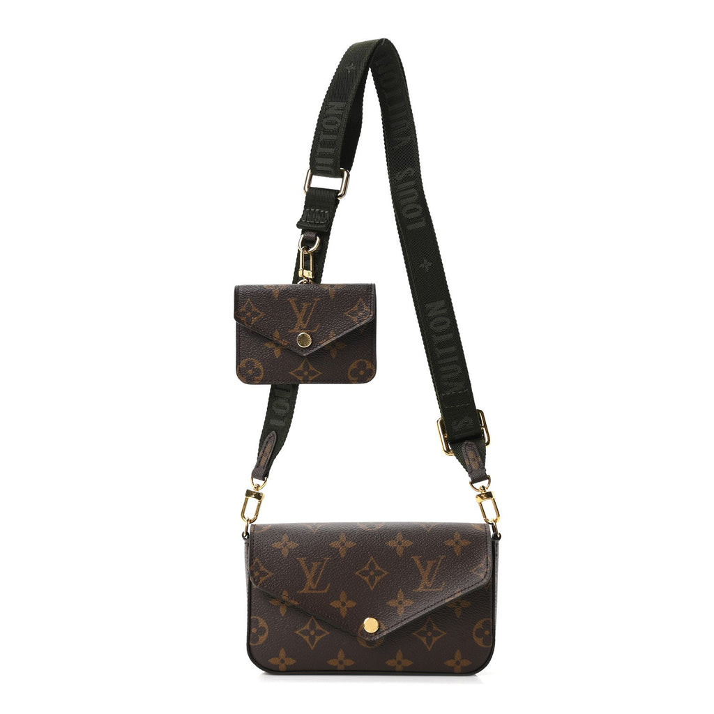 Louis Vuitton Monogram Felicie Strap & Go Kaki
