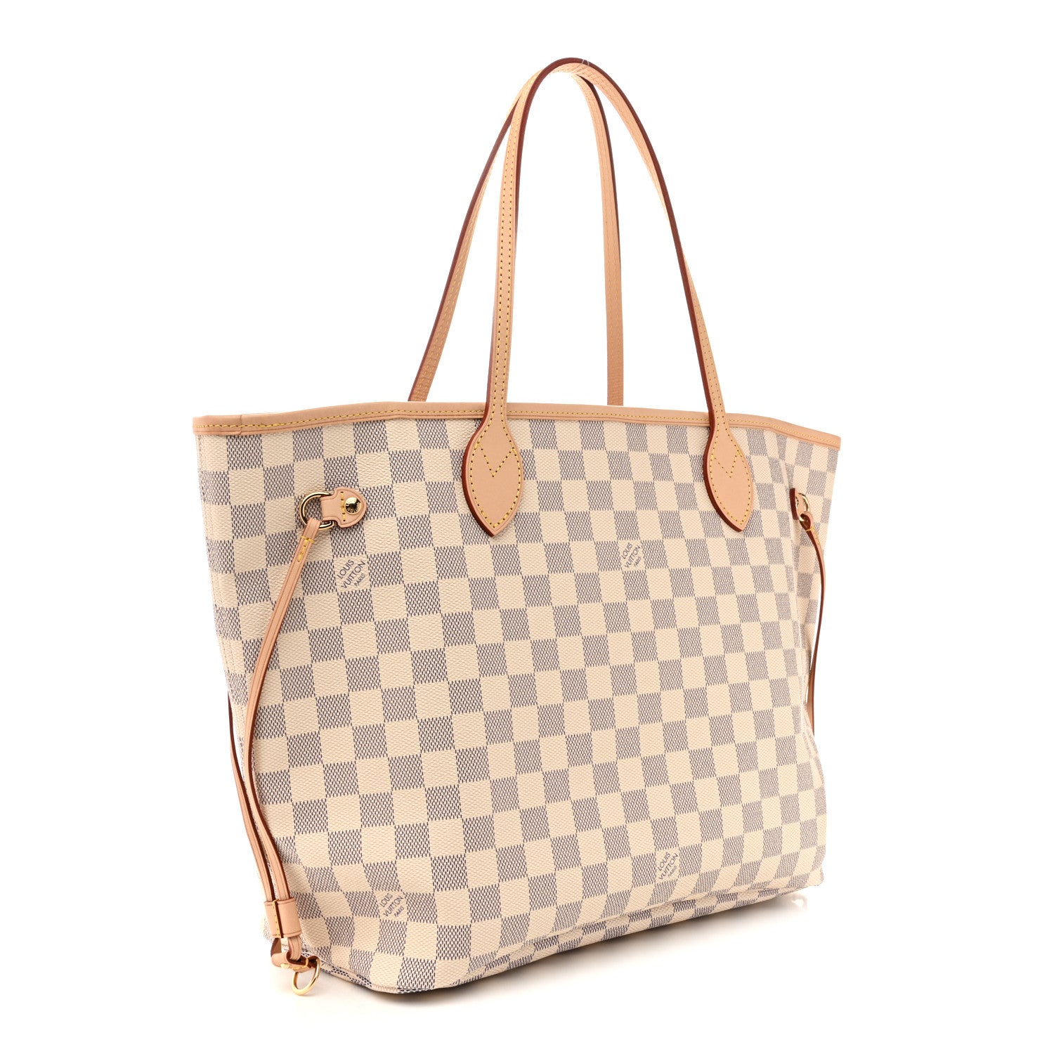 Louis Vuitton Damier Azur Neo Neverfull MM Rose Ballerine