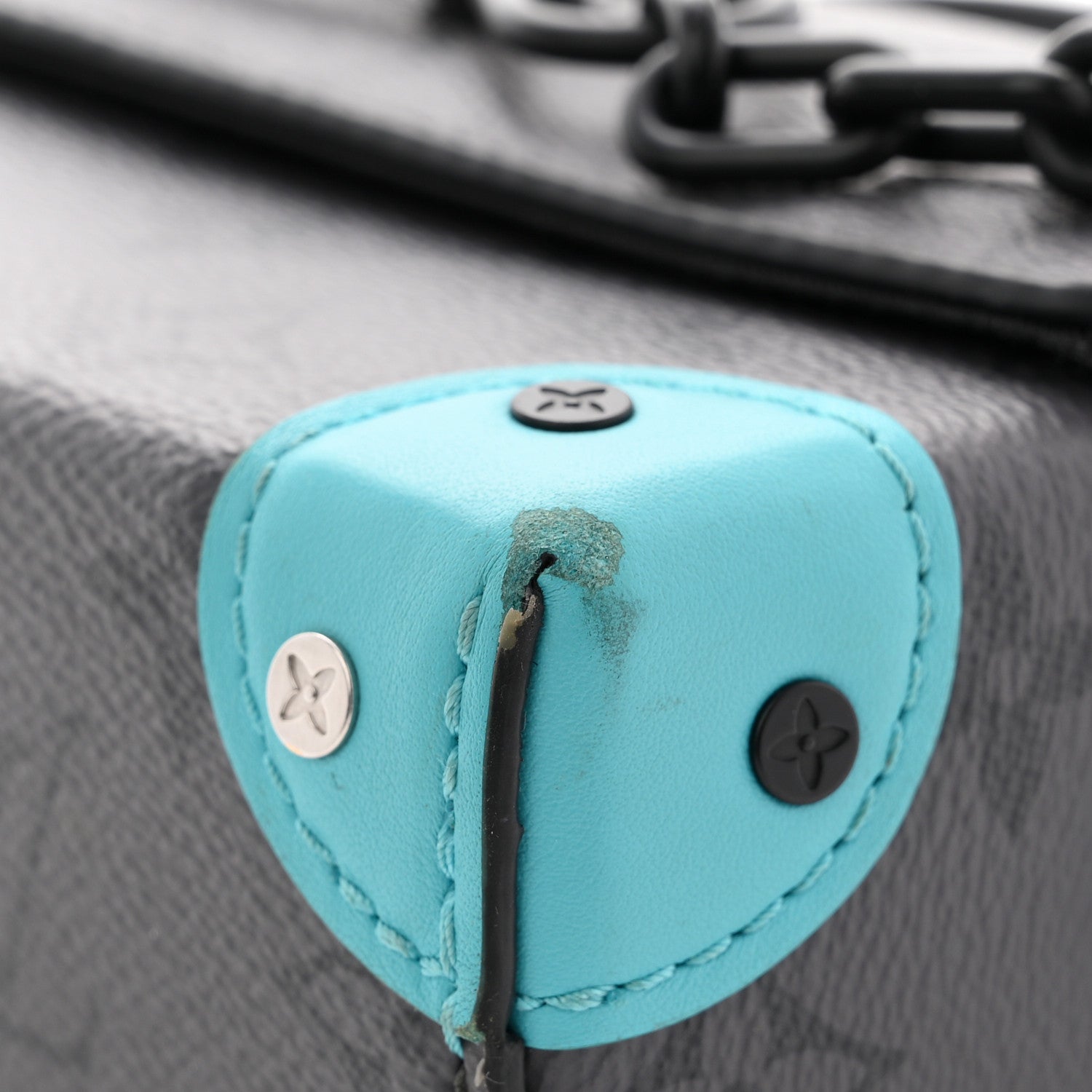 Louis Vuitton Reverse Monogram Eclipse Steamer Wearable Wallet Turquoise