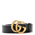Gucci Calfskin Double G 30mm Belt 90 36 Black