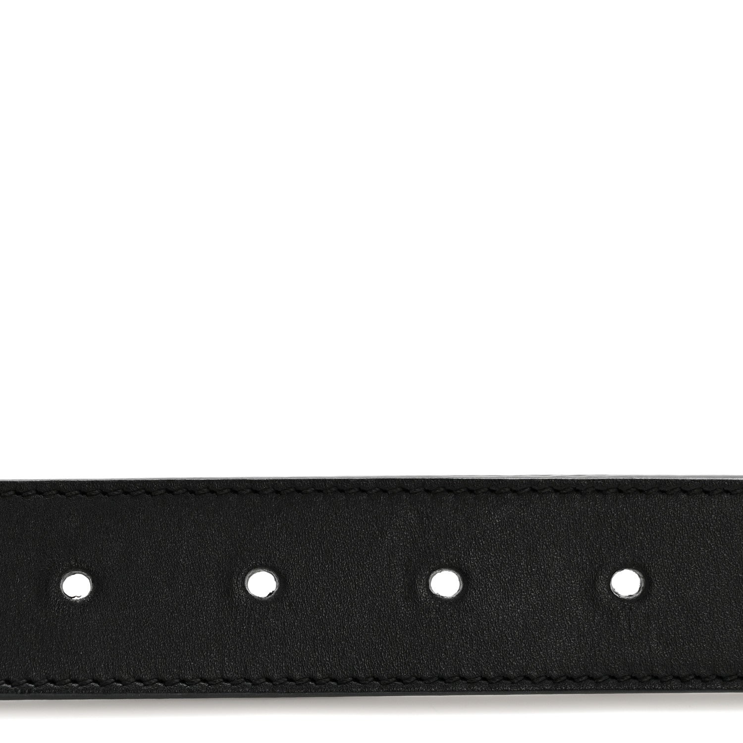 Gucci Calfskin Double G 30mm Belt 80 32 Black