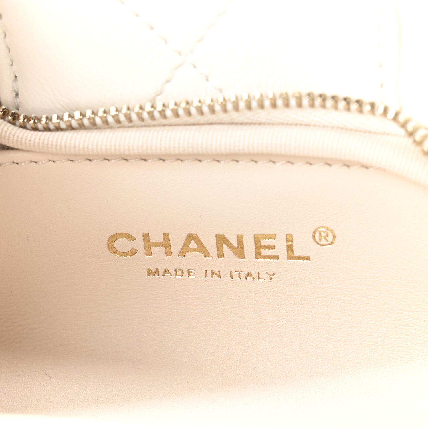 Chanel Lambskin Quilted Mini Bow Bag White