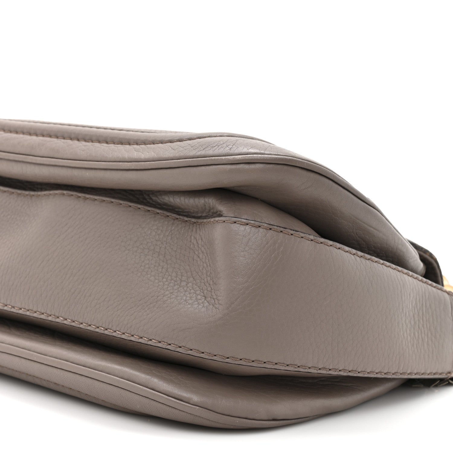 Gucci Calfskin Medium New Bamboo Top Handle Bag Mauve